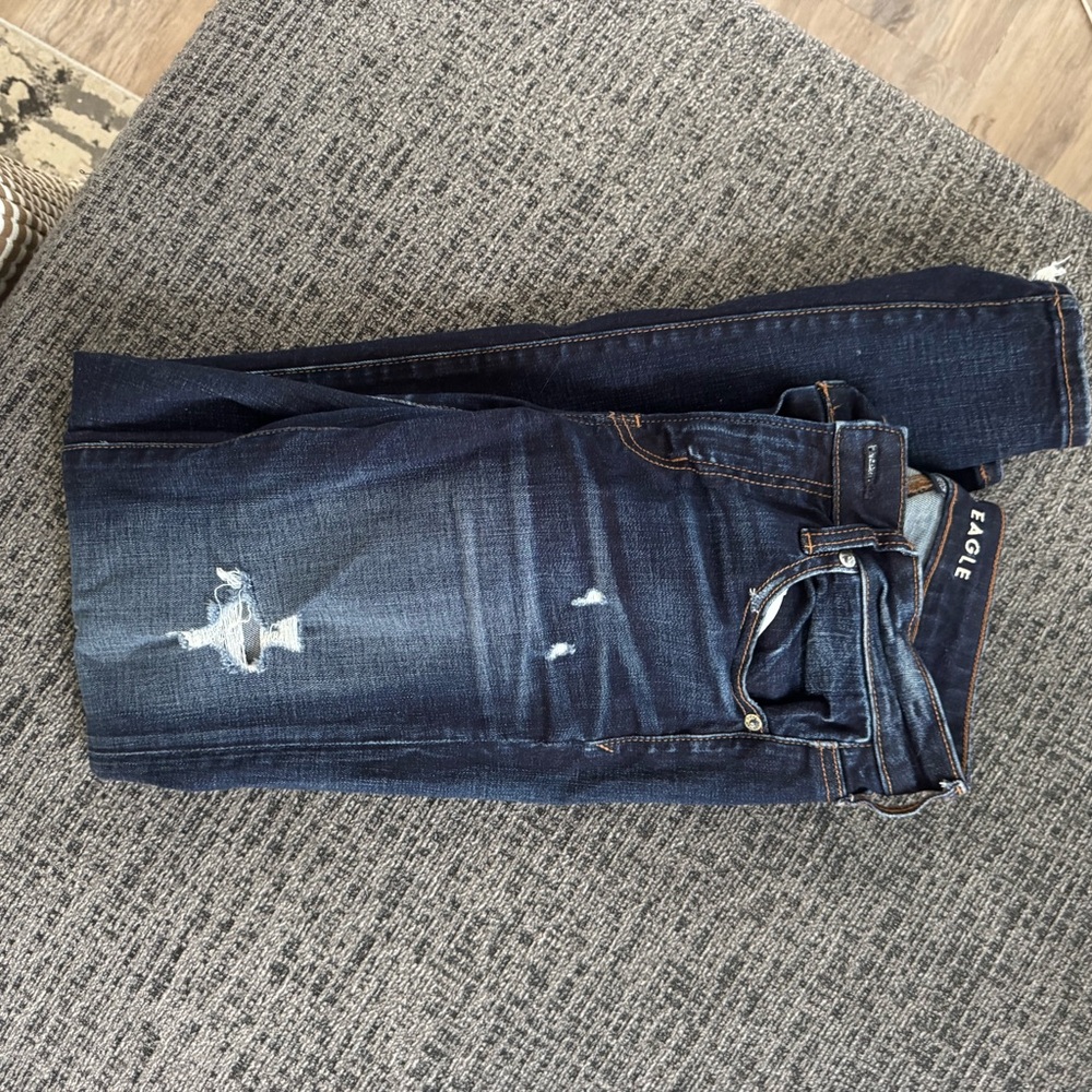 American Eagle Outfitters Women’s Dark Blue Skinny Jeans